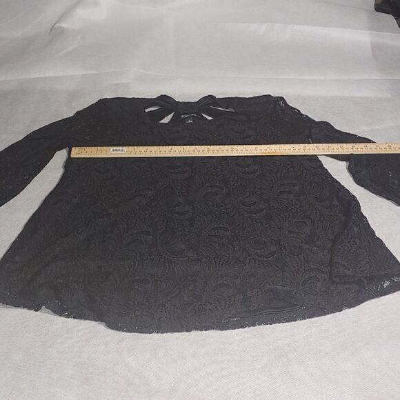 Roz & Ali women's blouse black size L - Picture 2 of 7